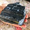 Black tourmaline crystal gems